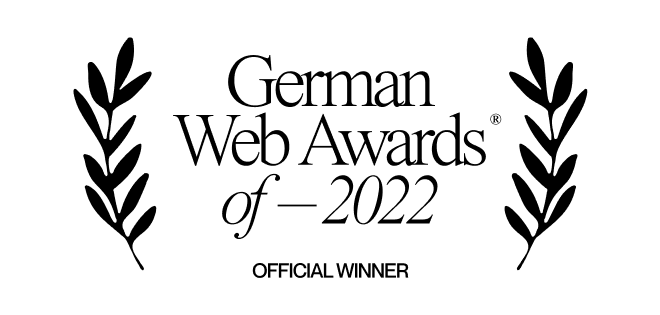 German Web Awards – Official Winner 2022